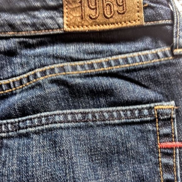 1969 Classic Fit Stretch Med Tint Jeans Sz 10R - Picture 11 of 11